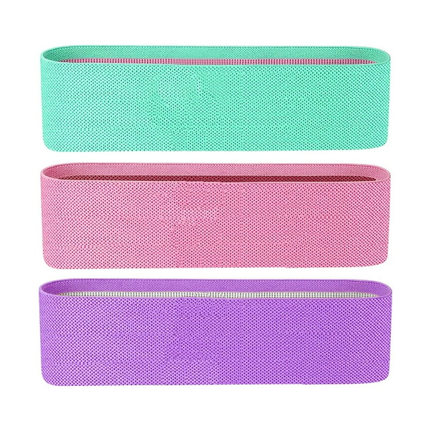 Banda de resistencia de tela para mujeres piernas y glúteos – Bandas de ejercicio de alta elasticidad Banda de fitness de tela Bandas de entrenamiento pesado para glúteos de ejercicio, bandas de