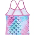 thumbnail image 5 of LYMAYTER 2Pcs Girls Swimsuits for Kids Sling Top + Shorts Swimwear Bikini Outfit Toddler Summer Cute Print Bathing Suit Bikini Set for 5-12Y, 5 of 8