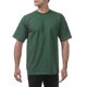 thumbnail image 4 of Pro Club Men's Heavyweight Cotton Short Sleeve Crew Neck T-Shirt,Forest Green,2XL - Tall, 4 of 5