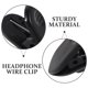 thumbnail image 3 of unbranded 100Ud Clip Para Auriculares En Collar Con Rotación 360 Y Antirrobo Negro, 3 of 6