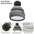 thumbnail image 3 of BESSTEVEN Kids Winter Hat Gloves Scarf Set: Girls Boys Beanie Hats Gloves Knit Set with Thick Warm Fleece Lined For Ages 6-10 Children, 3 of 6