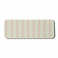 thumbnail image 1 of Floral Computer Mouse Pad, Interpretation of Mini Flower Motifs Natural Garden Art Design Flourishes, Rectangle Non-Slip Rubber Mousepad Large, 31" x 12", Cream Pale Green Pink, by Ambesonne, 1 of 2