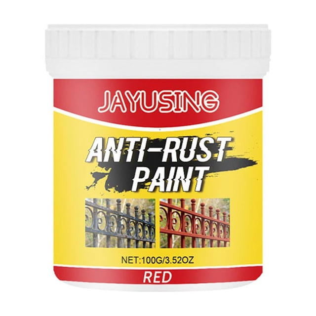 Vwrxbz Metal Rust Converter Paint for Iron Gate Railing Car Anti Rust Coating Primer 100ml with Brush