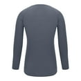 thumbnail image 7 of Mens Sweatshirt 2025 Men's Compression Thermal Shirt Long Sleeve Fleece Lined Base Layer Warm Active Football Baseball Undershirts, 7 of 7