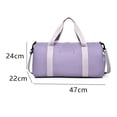 thumbnail image 2 of Bolso de gimnasio, bolso de lona sencillo a la moda, bolso de lona pequeño para mujer, bolso de viaje, bolso deportivo, bolsos de fin de semana MFZFUKR CPB-ZRF394-4, 2 of 5