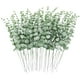thumbnail image 1 of Nvzi 36 piezas de tallos de eucalipto decorativos de 14,1 pulgadas, hojas de eucalipto artificiales, ramas de vegetación sintética, 1 of 5