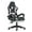 White, variant on Bigzzia Massage Gaming Chair with Footrest, Gamer Chair for Adults,Lumbar Pillow and Headrest Adjustable, White