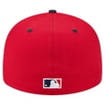thumbnail image 4 of Men's New Era Chipper Jones Red Atlanta Braves 59FIFTY Fitted Hat, 4 of 5