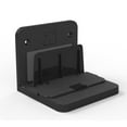thumbnail image 4 of Estante organizador para caja de almacenamiento de enrutador inalámbrico de montaje en pared de 3,7 cm de ancho. Negro, 4 of 8