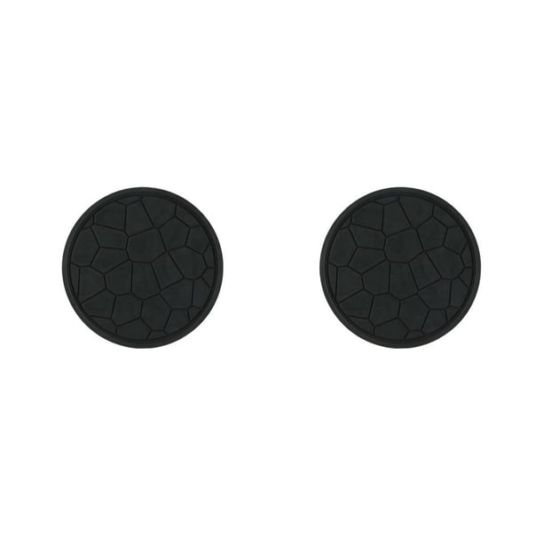 Yuarrent Mantel resistente al calor, manteles individuales antiescaldado, reutilizables, lavables, para café, tetera, posavasos, almohadilla Negro 2Conjunto