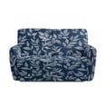 thumbnail image 3 of Xixirimido Recliner Sofa Covers Recliner Chair Covers Loveseat Recliner Slipcovers with Pockets Washable Furniture Protector with Elastic Bottom, Elegant Foliage, 3 of 8