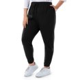 thumbnail image 6 of Terra & Sky Women's Plus Size Fleece Sweatpants, 2-Pack, 6 of 11