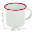 thumbnail image 4 of 2pcs esmaltado taza de agua de esmalte taza de café al aire libre taza de tazas de jugo suministros para el hogar, 4 of 6
