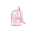 thumbnail image 2 of Cagogo Transparent Backpack, Large Capacity PVC Clear Teen Backpack for Study College, Water Resistant Lightweight Rucksack for Travel Gym Work, Durable See Through Bookbag for Everyday Commute, 2 of 7