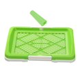 thumbnail image 1 of Bunblic Dog Toilet Anti Splashing Urinal Mesh Grids Keep Clean Removable Dog Potty Tray Dogs Potty Trainer for Bunny Other Pets Rabbit Green, 1 of 8