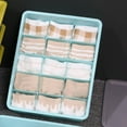 thumbnail image 4 of Organizador De Ropa Interior Con Cajón, Plástico Duradero, Portátil, Clasificación Multifuncional, Organizador De Ropa Interior PP De 15 Celdas Con Tapa Para La Familia, 4 of 7