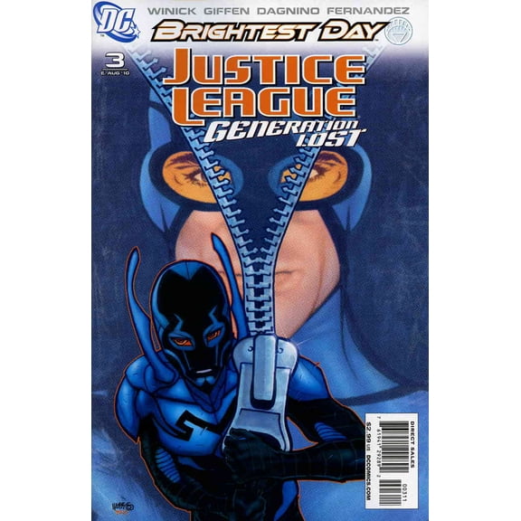 Justice League Generation Lost #3 VF ; DC Comic Book