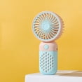 thumbnail image 3 of MOQIN Mini Portable Fan Powerful Handheld Fan Rechargeable,3 Speeds Personal Small Hand Fan for Travel Makeup Eyelash Fan for Stylish Kids Girls Women, 3 of 5