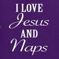 thumbnail image 5 of Wild Bobby I Love Jesus and Naps Inspirational/Christian Men Graphic Tank Top, Purple, Small, 5 of 5