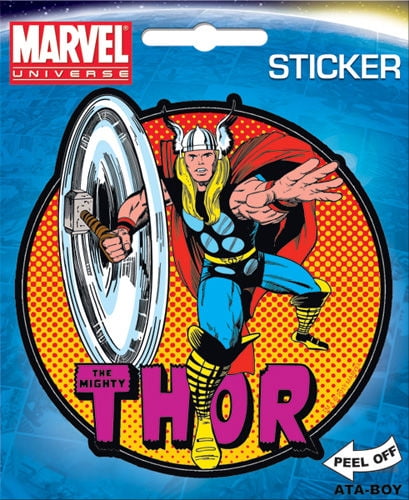 Ata-Boy Marvel Comics Avengers Logo 4 Full Color Sticker 45297S