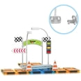 thumbnail image 5 of PicassoTiles Magnetic Race Track Expansion Set for Kids – 18PCS STEM Construction Building Blocks Add-On Toy with Racing Ramp, 5 of 9