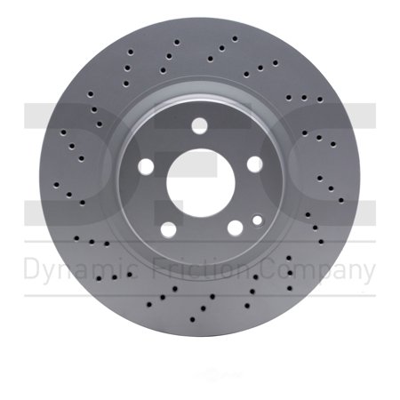 Dynamic 920-63033 DFC Hi-carbon Alloy Geomet Coated Rotor - Drilled