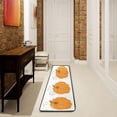 thumbnail image 4 of SKYSONIC 2X6 Feet Fall Pumpkin Harvest Runner Rug with Rubber Backing, Thanksgiving Autumn Non Slip Entryway Rug Runner Washable Soft Area Rug Carpet for Hallway Bedroom Kitchen Decor, 4 of 6