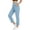 Blue, variant on Women's Tailored Cropped Pants, High-Waist Casual Trousers with Clean Lines, S-XXL