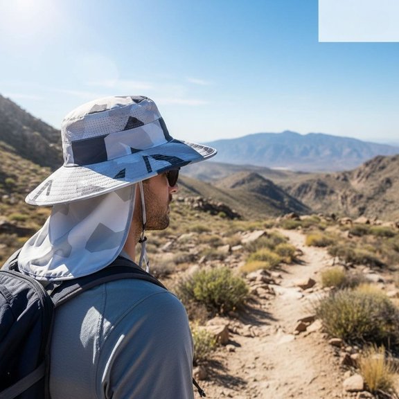 Men & Women's Sun Hat for Fishing - UPF 50 UV Guard, Breathable Wide Brim, Neck Flap Included, Perfect for Summer Safari