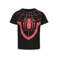 thumbnail image 2 of Marvel Spider-Man Spider-Verse Venom Miles Morales Big Boys 3 Pack T-Shirts Toddler to Big Kid, 2 of 5