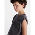 thumbnail image 4 of Weekend Academy Boys Oversized Cotton Tank Top with Pocket, Sizes 4-18, 4 of 5