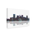 thumbnail image 3 of Trademark Fine Art Marlene Watson Baltimore Maryland Skyline Canvas Wall Art - 12x19, 3 of 5