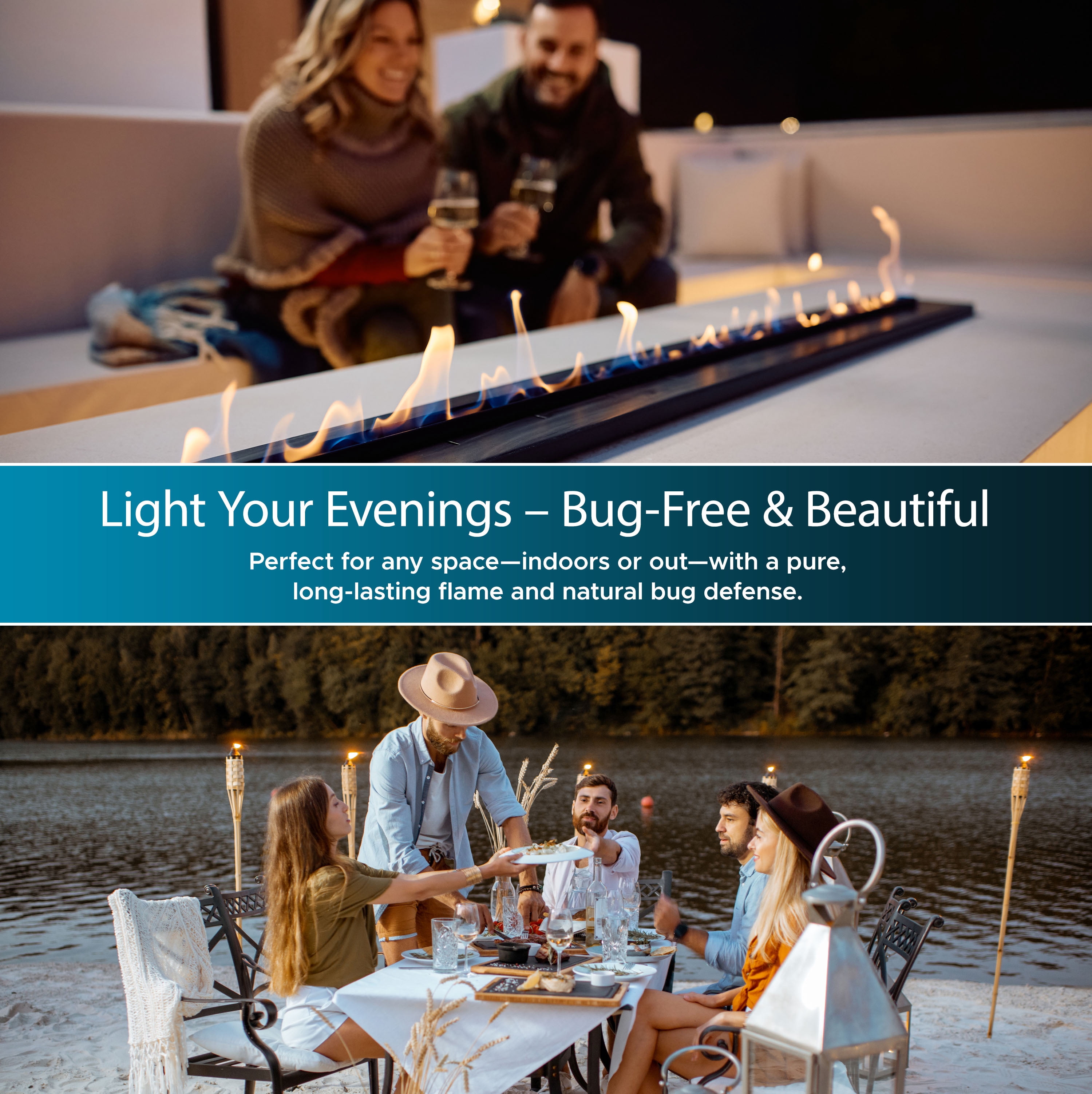Firefly Bulk Kosher Lamp Oil, Virtually Odorless & Smokeless, Ultra Clean Burning Liquid Paraffin Fuel, 5 Gallons