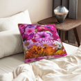 thumbnail image 6 of Home Decoration Outdoor colourful flowers Throw Pillow Cover Case Velvet border pillowcase Decorative Cushion for Couch Bed（Without pillow core）, 6 of 6