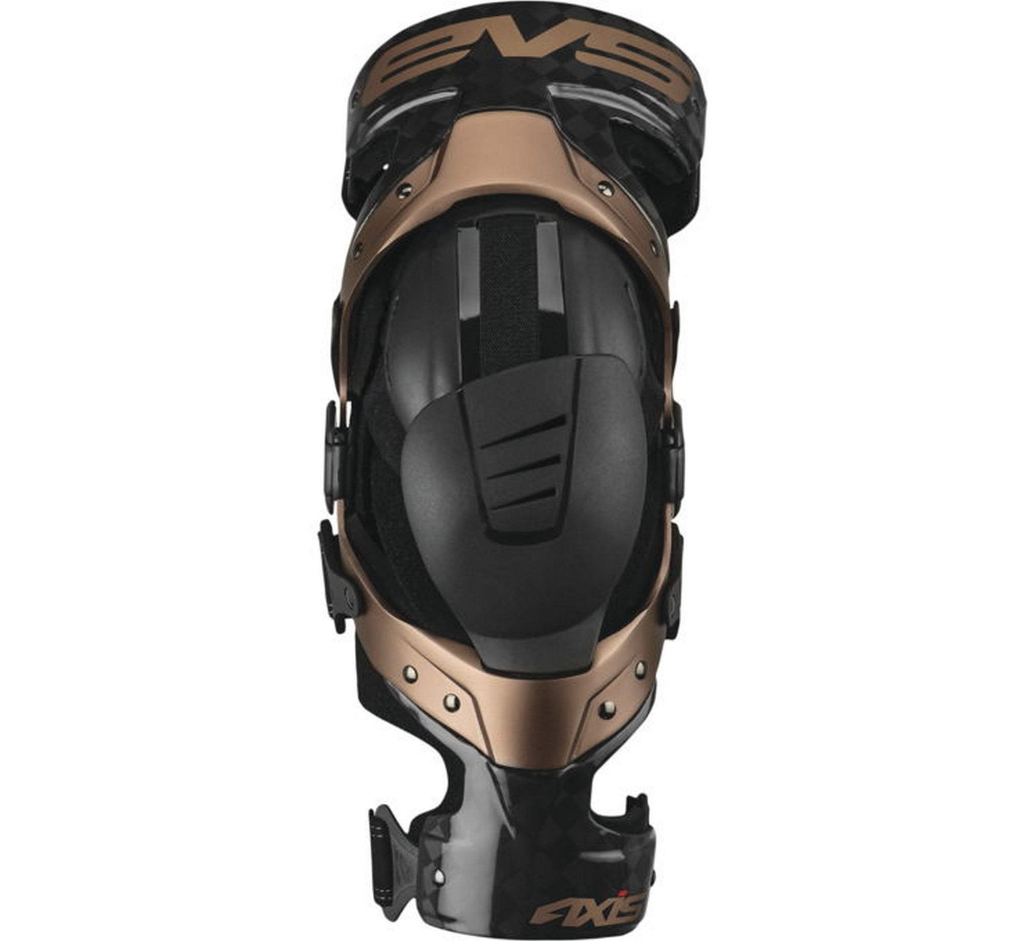 Black/Copper, Large EVS Sports Unisex-Adult Axis Pro Knee Brace Single 