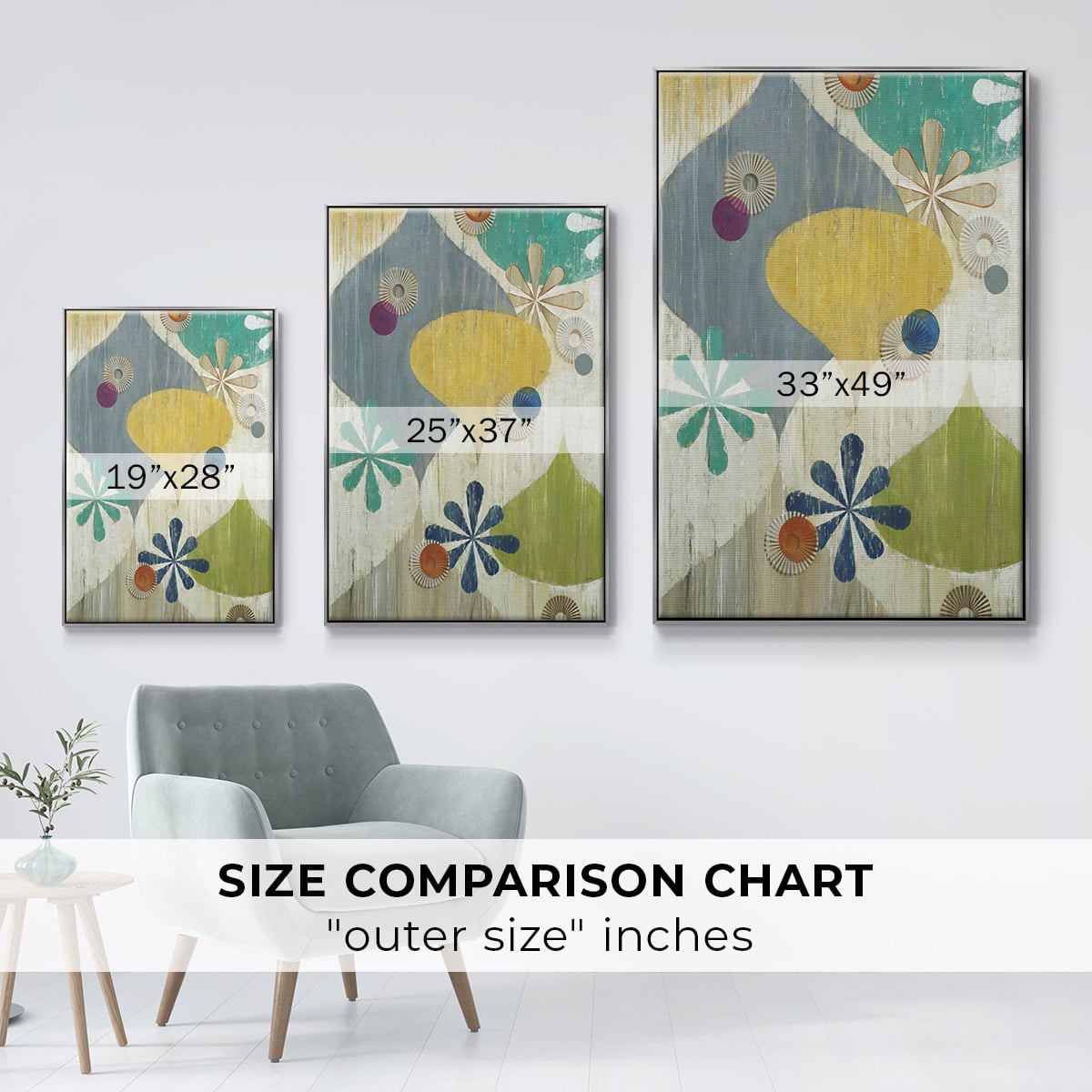 Asterisk Framed Premium Gallery Wrapped Canvas - Ready to Hang