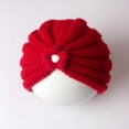 thumbnail image 3 of Wool Knit Headband For Girls Cozy Winter Ear Warmer Hat With Strawberry And Floral Soft Stretchy Ribbon Hair Rope, 3 of 3
