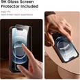 thumbnail image 2 of KOMI Compatible for iPhone 16e Case with Screen Protector - Slide Camera Cover Protective Phone Case with Ring Stand, Heavy Duty Shockproof Rugged Bumper for iPhone 16e Accessories, 2 of 5