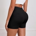 thumbnail image 6 of Ytndtr Women's No Front Seam Biker Shorts High Waist Lounge Yoga Shorts with Pockets Workout Gym Shorts with Tummy Control, 6 of 6