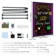 thumbnail image 6 of KFFKFF LED-Lit Notice Board, 32"x24" Erasable Luminous Sign Board with Neon Radiance, Menu Showcase with 8 Vibrant Chalk Markers and Remote Control, Adheres to Safety Regulations, 6 of 8