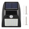 thumbnail image 1 of Luz de pared solar de 30 LED Luz de pared de inducción de cuerpo humano impermeable para jardín y patio (blanco cálido), 1 of 8