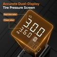 thumbnail image 3 of Tire Inflator Portable Air Compressor - 150PSI & 10000mAh Cordless Air Pump with Digital Tire Pressure Gauge, Accurate Dual LCD Display & LED Light, Portable Air Pump for Car/Motorcycle/E-Bike, 3 of 8