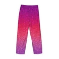 thumbnail image 3 of Lsque Light Purple Glitter Print Men's Pajama Pants, Lounge Pant - Comfortable Home Wear,Elastic Waistband, Stylish Design-X-Large, 3 of 9