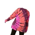 thumbnail image 4 of Victoria's Secret Pink Campus Long Sleeve Tee Crew Neck Size Large Color Tie Dye Nwt, 4 of 4
