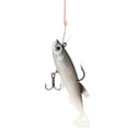 thumbnail image 1 of Señuelos realistas de 8,5 cm y 20g, cebos de pesca blandos con anzuelo triple (gris), 1 of 2