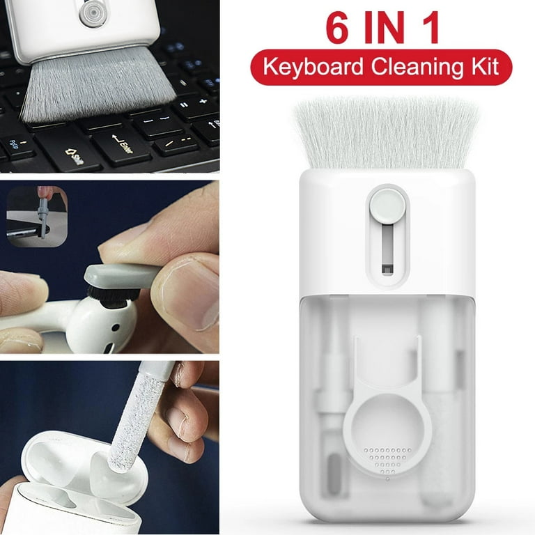 8-in-1 Cleaning Kit, Multifunctional Electronic Cleaning Kit Cleaning Brush Tool for Airpod Pro / Keyboard / Earbuds / MacBook / Headphones /