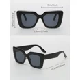 thumbnail image 5 of Women's Square Plastic Fashion Decorative Sunglasses, Ideal for Daily Wear, Beach, Travel, Outdoor Activities & Family Outings, 5 of 5