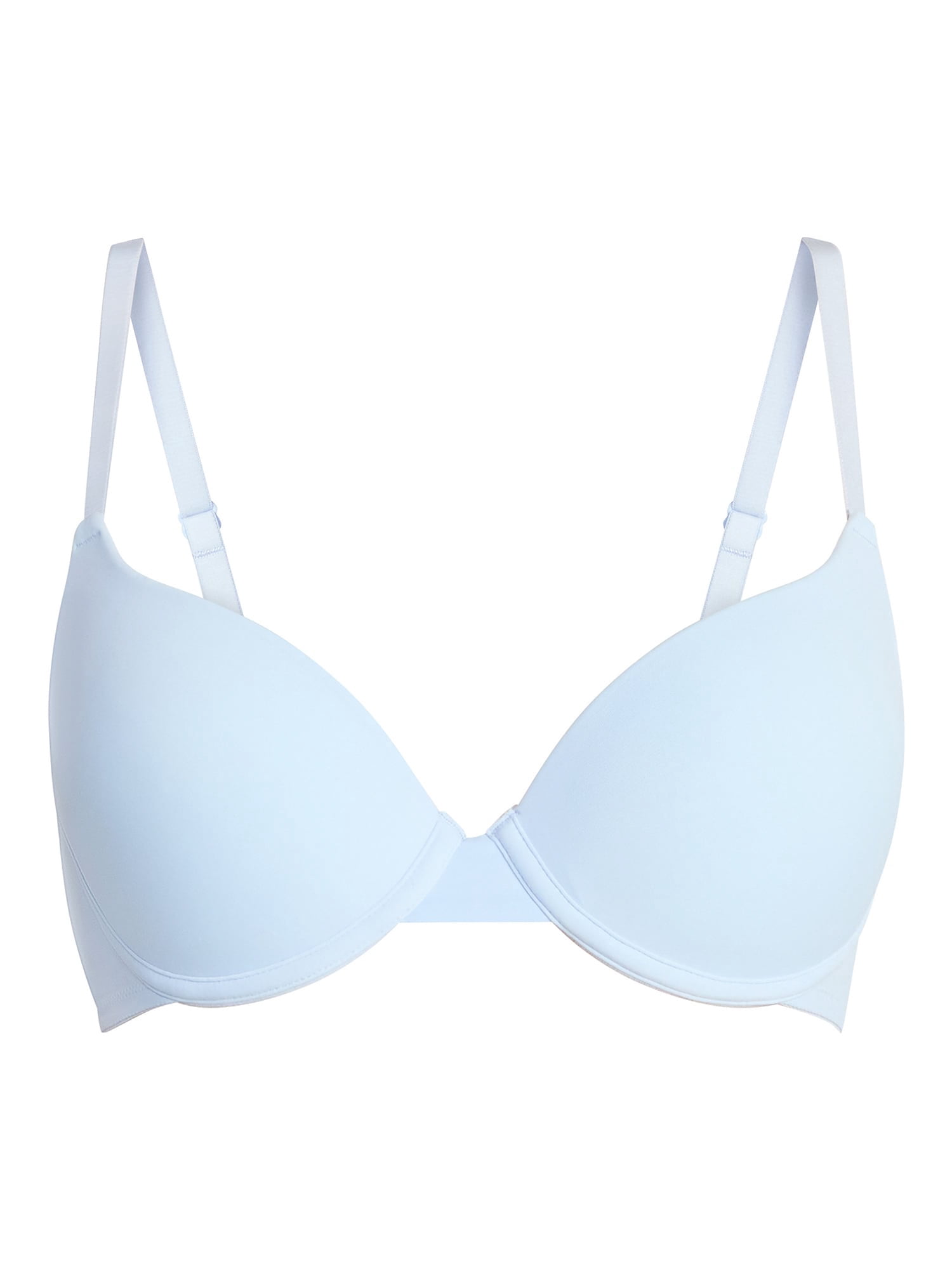 No Boundaries Women’s Smooth Micro Push Up Bra, Sizes 34AA-42DD