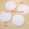 thumbnail image 2 of 50 Pairs Round Dots Sticker Strong Self Adhesive Fastener Tape (White 10mm), 2 of 5