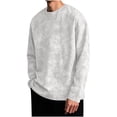 thumbnail image 2 of T Shirts For Men Vintage Pullover Performance Tops Big & Tall Long Sleeve Printed Basic Shirts for Work Athletic Outdoor Sport Streetwear, 2 of 9